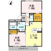 グランシャリオMの間取り画像