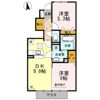 セジュールグレイス B棟の間取り画像
