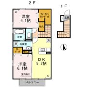 シェルト下川東の間取り画像