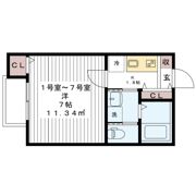 アージュドール桜木の間取り画像