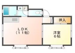 アーバン牛久120号館の間取り画像