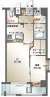エンクレスト天神Ⅲの間取り画像