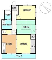 エスペランスグランの間取り画像