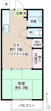 コーポサルビアの間取り画像