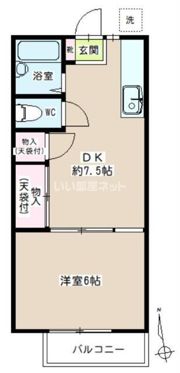 コーポサルビアの間取り画像
