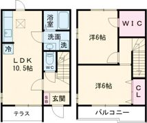 メルベーユ摂津の間取り画像