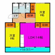 K’s B 泉都 Ⅱの間取り画像