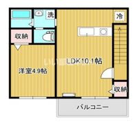 ラティオ勝田台の間取り画像