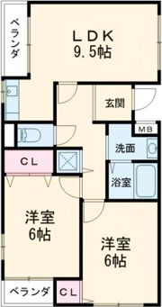 メープルフォレストの間取り画像