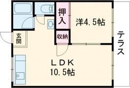 阪口ハイツの間取り画像