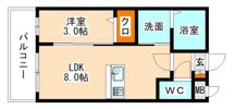 トラストビル前原北の間取り画像