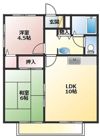 サンガーデン福本Aの間取り画像
