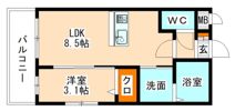 トラストビル前原北の間取り画像