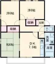 D・O・IつくばB棟の間取り画像