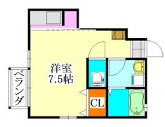 クロシェット津田沼の間取り画像