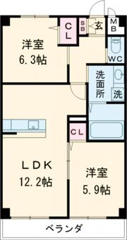 シーテラスの間取り画像