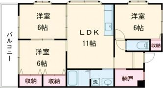 さくらハイツの間取り画像