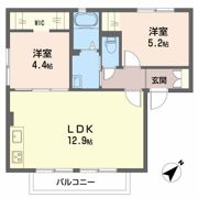 ハイツリバティーEの間取り画像
