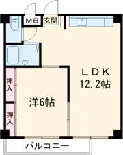 セオ・コート潤和の間取り画像