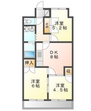 若宮レジデンスの間取り画像