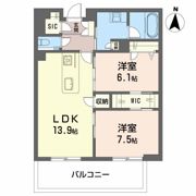 ウィステリア・ステージ真栄の間取り画像