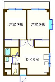 相模大野ロイヤルマンションの間取り画像