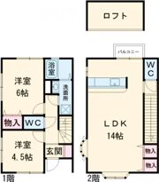 オークヒルズイーストの間取り画像
