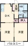 ルナハイツBの間取り画像