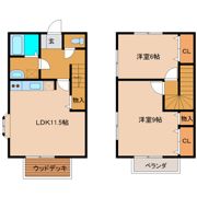 シャイニングパレスⅡの間取り画像