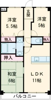 エスポワール西神戸の間取り画像