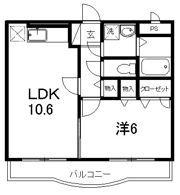 マリベールFK二葉の間取り画像