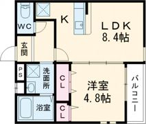 フジパレス立花町三丁目イーストの間取り画像