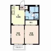 アーク西田中Aの間取り画像