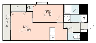 ガーデンスクエア桜町の間取り画像