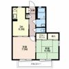 ハイツエバグリーンの間取り画像