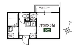 MELDIA堀之内3丁目の間取り画像