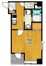 メルヴェイユKYの間取り画像
