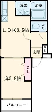 フジパレス立花町三丁目イーストの間取り画像