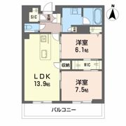 ウィステリア・ステージ真栄の間取り画像