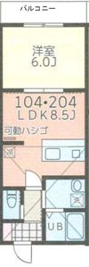 アトラス菊名の間取り画像