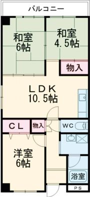 レイシーズ・カネガエの間取り画像