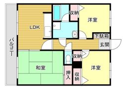 ケイエル姪浜の間取り画像