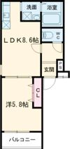 フジパレス立花町三丁目イーストの間取り画像