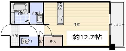 サンロイヤル三条の間取り画像
