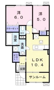 カーサ カメリアの間取り画像