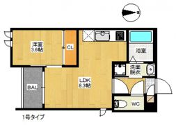 Regalest廿日市駅前の間取り画像