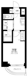 ハーモニーレジデンス門前仲町の間取り画像
