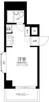 スカイノブレ川崎柳町の間取り画像