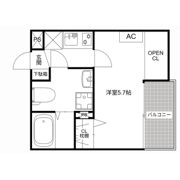 MQuarto草加Ⅱの間取り画像