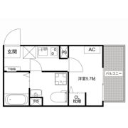 MQuarto草加Ⅱの間取り画像